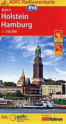 Radtourenkarte Holstein Hamburg