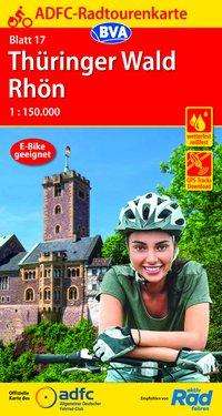 Radtourenkarte Thüringer Wald Unstrut Radweg