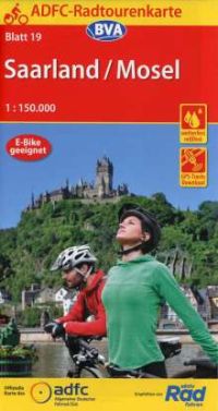 Radtourenkarte Mosel Saarland Mosel-Radweg