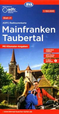 Radkarte Mainfranken-Taubertal