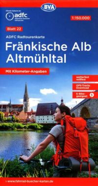 Radtourenkarte Fränkische Alb - Altmühltal