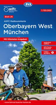 Radkarte Oberbayern West München