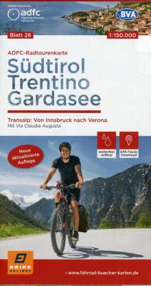 Radkarte Südtirol Ttrentino Gardasee