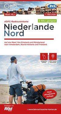Radkarte Niederlande Emsland Münsterland nach Amsterdam Nordholland Friesland
