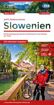 Radtourenkarte Slowenien
