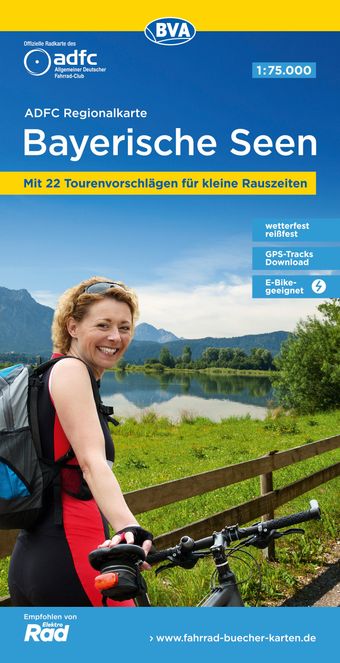 Radkarte Bayerische Seen