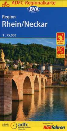 Radkarte Rhein Neckar