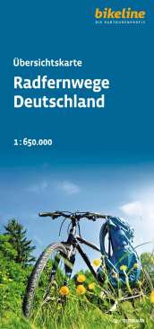 Bikeline Übersichtskarte Radwege Deutschland