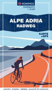 Kompass Radkrte Alpe Adria Radweg