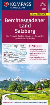 Kompass Radkarte Berchtesgadener Land Salzburg