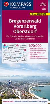 Kompass Radkarte Bregenzerwald Vorarlberg Oberstdorf