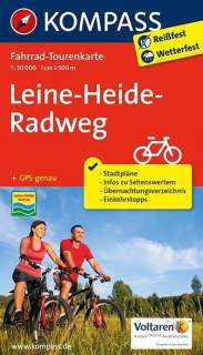 Kompass Radkarte Leine-Heide-Radweg