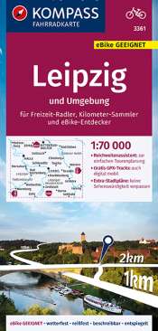 Kompass Radkarte Leipzig