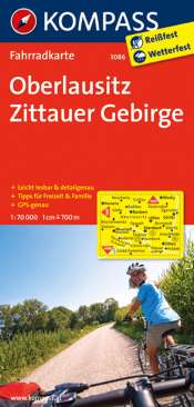 Kompass Fahrradkarte Oberlausitz Zittauer Gebirge