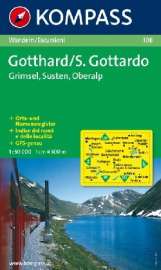 Karte Gotthard Grimsel