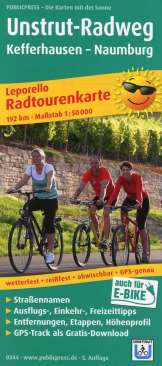 Radkarte Unstrut-Radweg