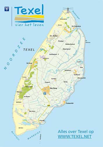 Karte Texel